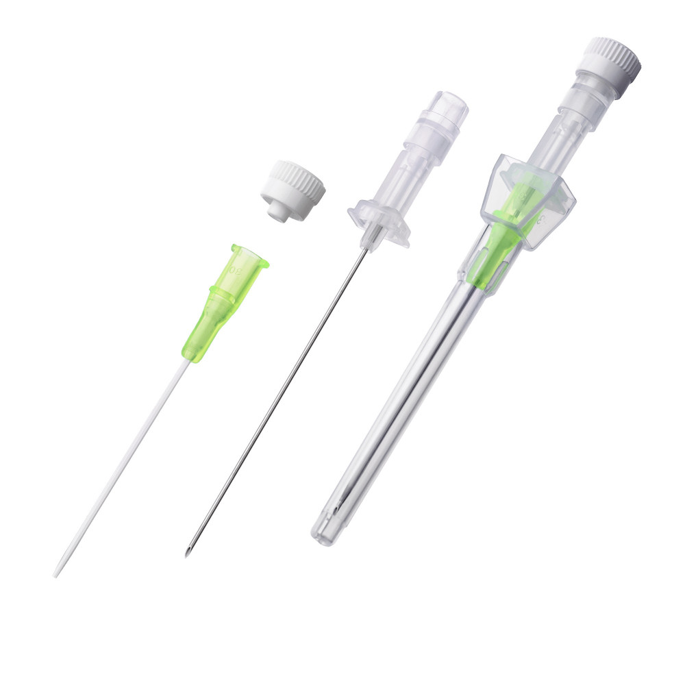I.V CANNULA NO WINGS & INJECT PORT 