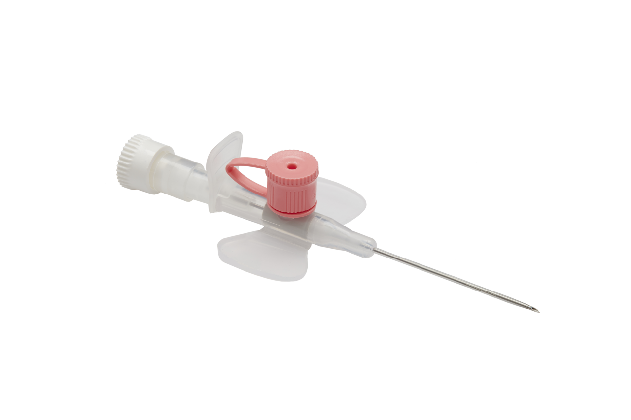 I.V CANNULA WITH WINGS & INJECT PORT 