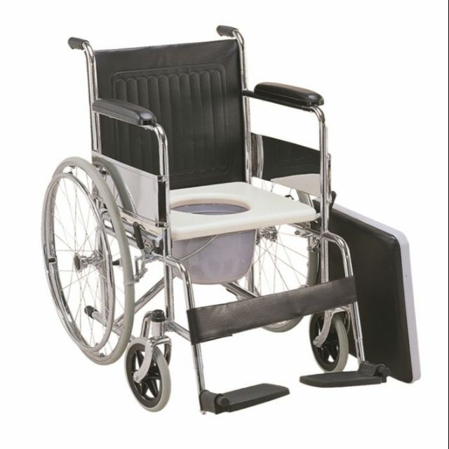 WHEELCHAIR WITH COMMODE